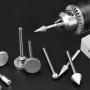 Набор алмазных насадок - 50 шт (фрезы, шарошки) для Dremel / гравера - Ø3.17 mm - 120 Grit